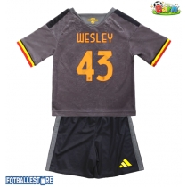 AS Roma Wesley Franca #43 Tredjedraktsett Barn 2026-27 Kortermet (+ Korte bukser)